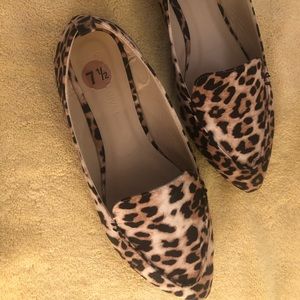 Cheetah print flats